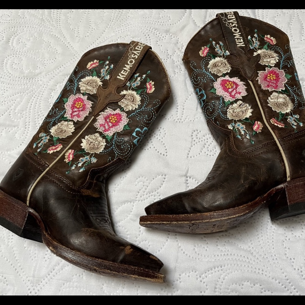 Kemosabe Embroidered Cowboy (girl) Boots